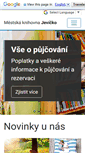 Mobile Screenshot of knihovna-jevicko.cz